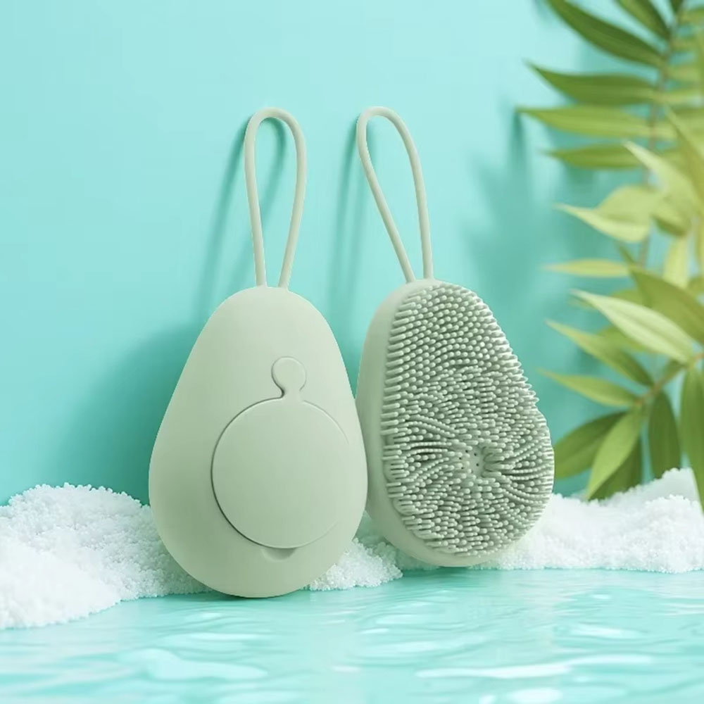 Home Bathroom Cleaning Machine - 1pc Silicone Body Scrubber Exfoliating Body