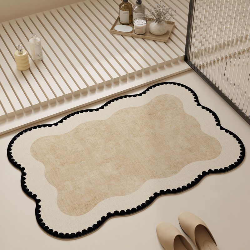 Home Bathroom Cleaning Machine - VIKAMA Cloud Wave Pattern Shaped Bathroom
