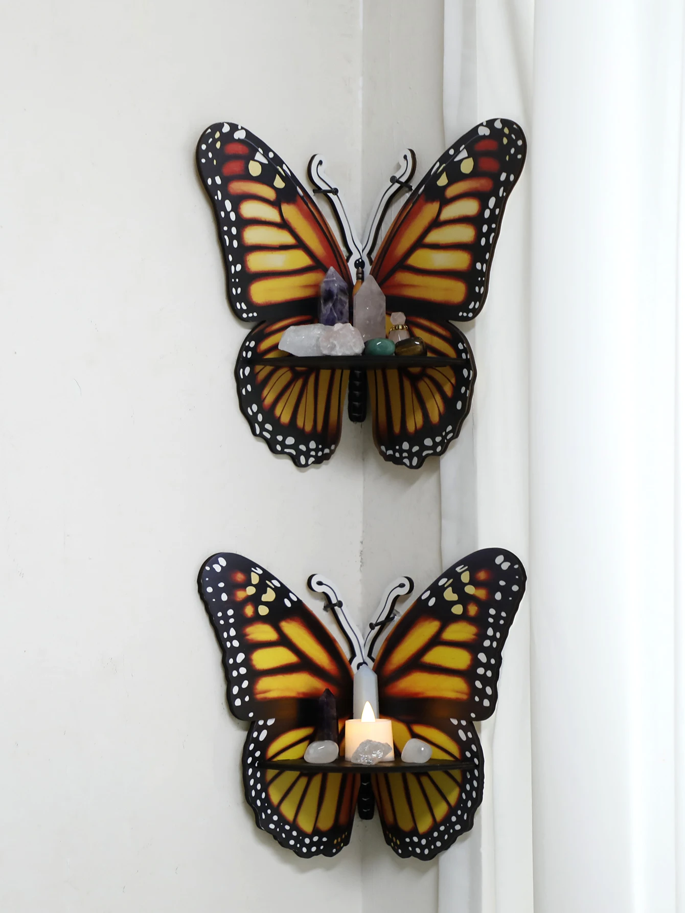 Three Color Butterfly Crystal  - đánh giá và giá Home Essentials Bathroom Rack