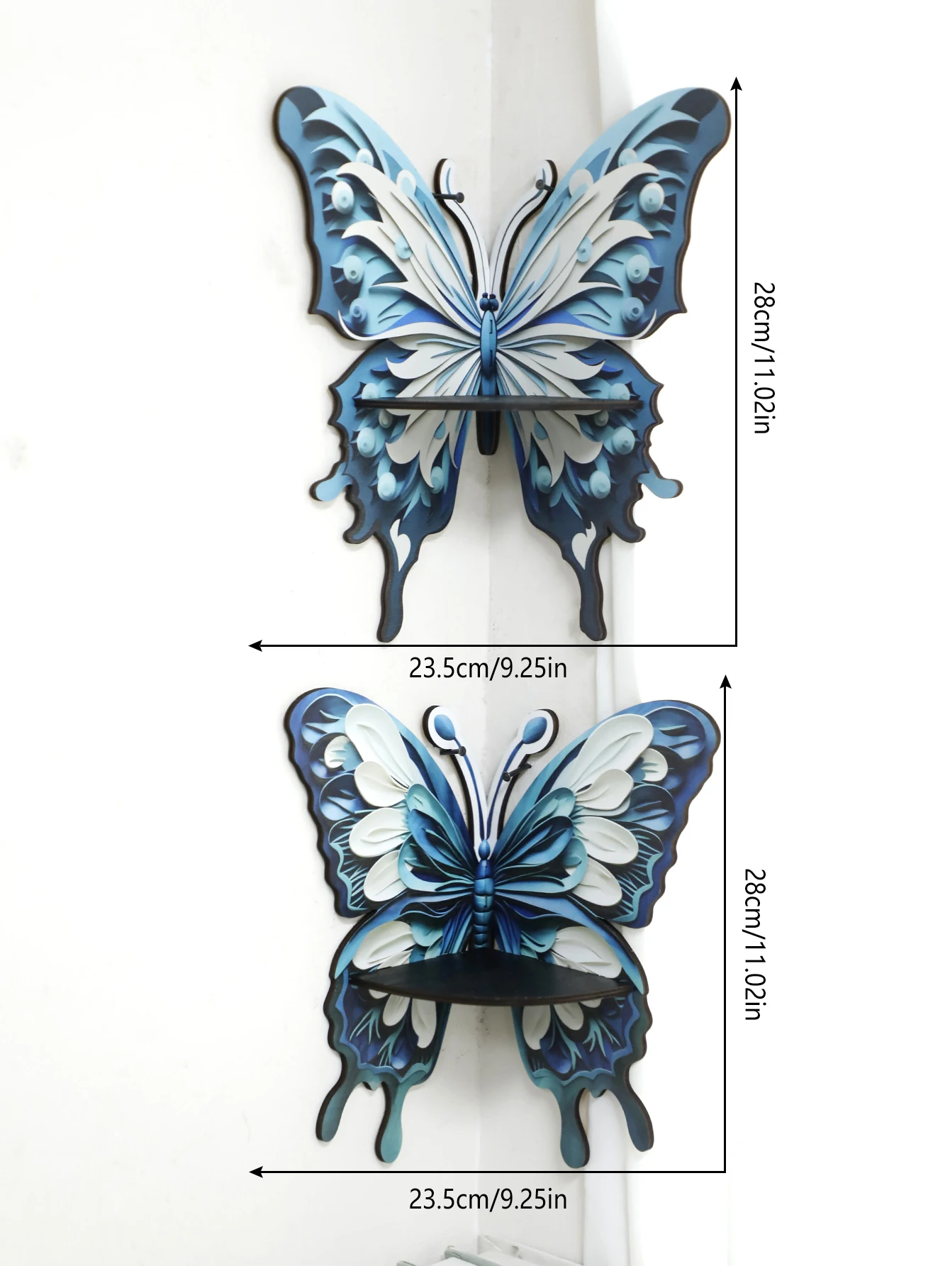 Three Color Butterfly Crystal  - đánh giá và giá Home Essentials Bathroom Rack