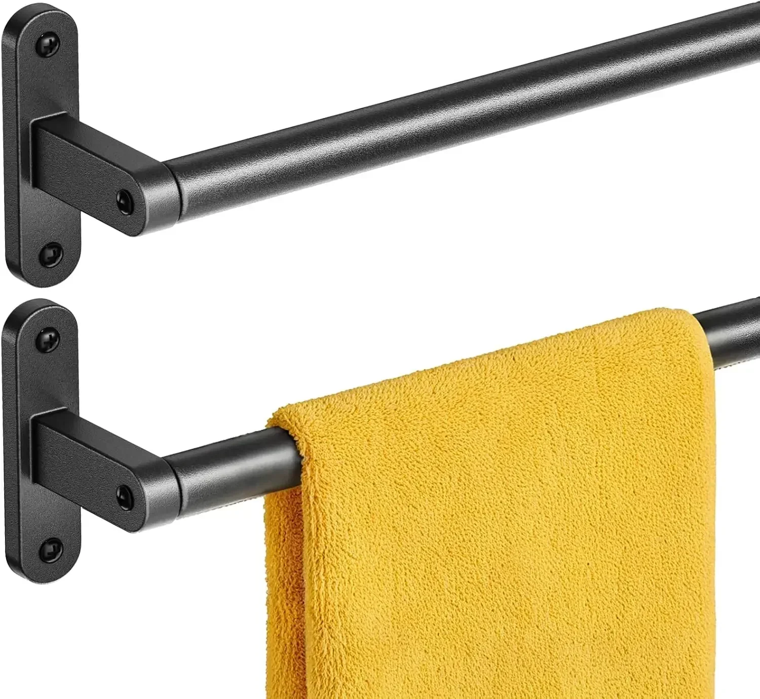 Matte Black Towel Rack for Bat - đánh giá và giá Home Essentials Bathroom Rack