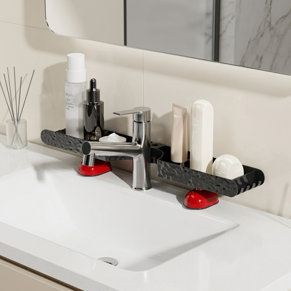 Bathroom Organizer Cosmetic St - đánh giá và giá Home Essentials Bathroom Rack