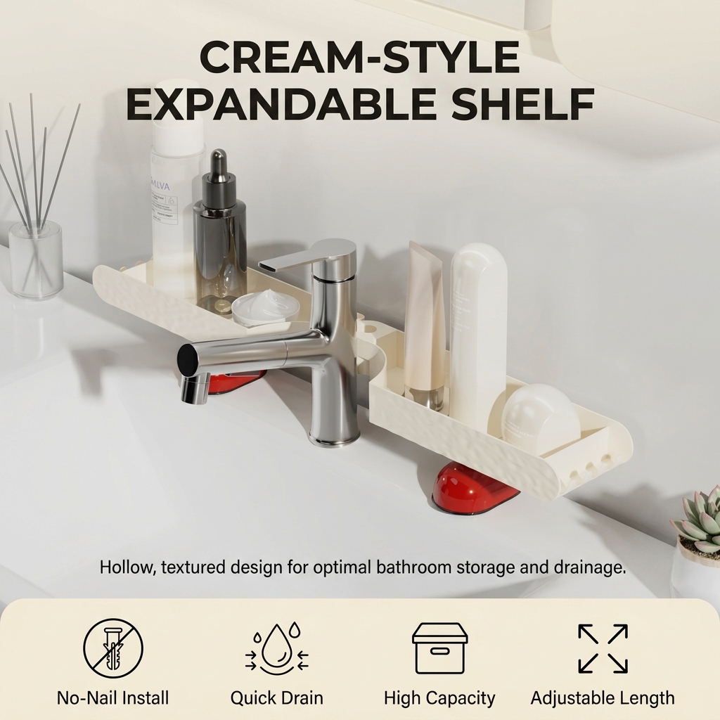 Bathroom Organizer Cosmetic St - đánh giá và giá Home Essentials Bathroom Rack