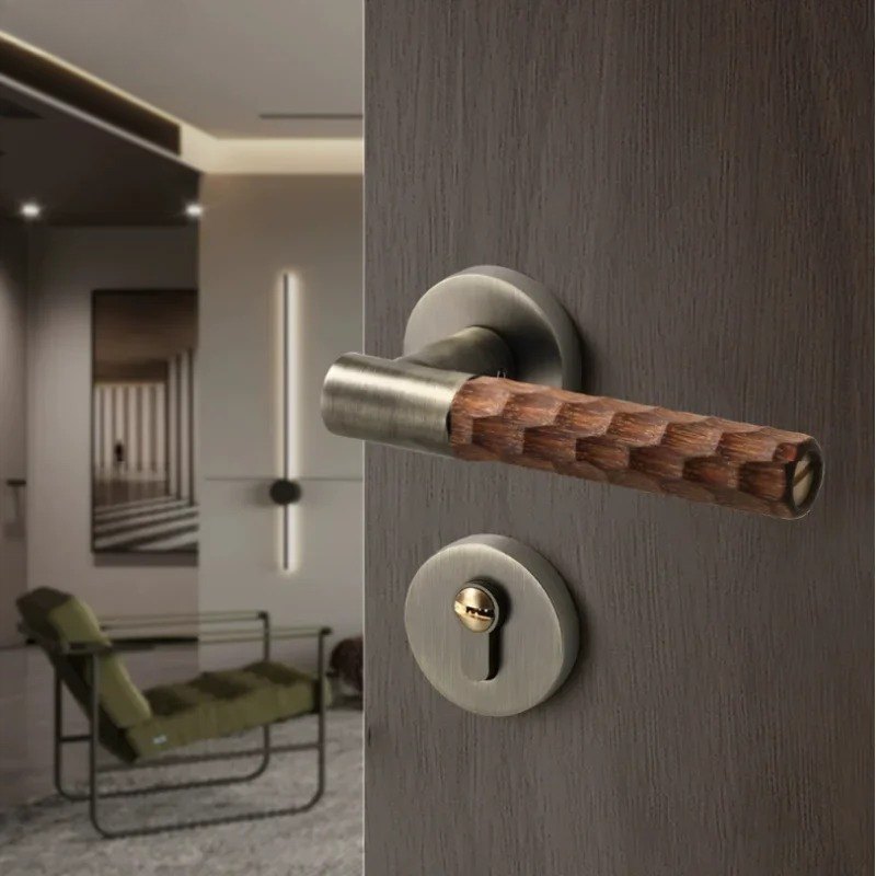 Wooden Door Handle Zinc Silent - đánh giá và giá Home Hardware Bathroom Accessories