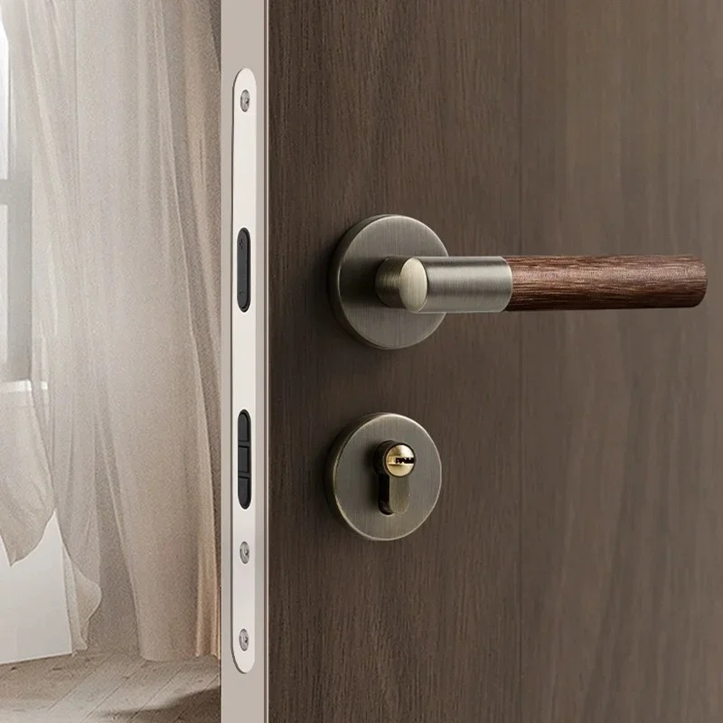 Wooden Door Handle Zinc Silent - đánh giá và giá Home Hardware Bathroom Accessories
