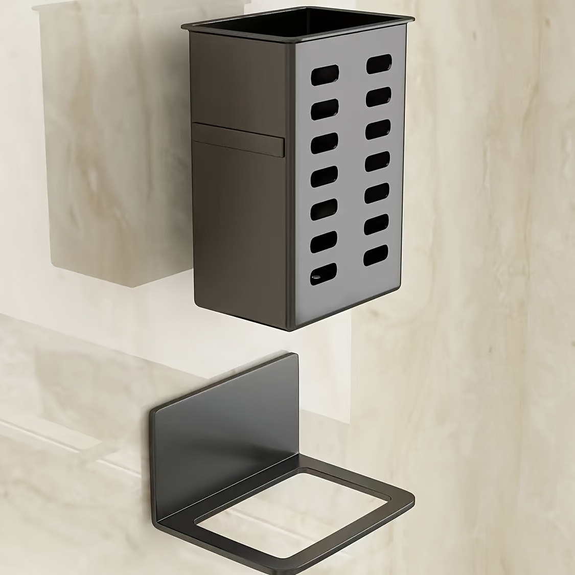 1/2 piece set of plastic wall- - đánh giá và giá Home Essentials Bathroom Rack