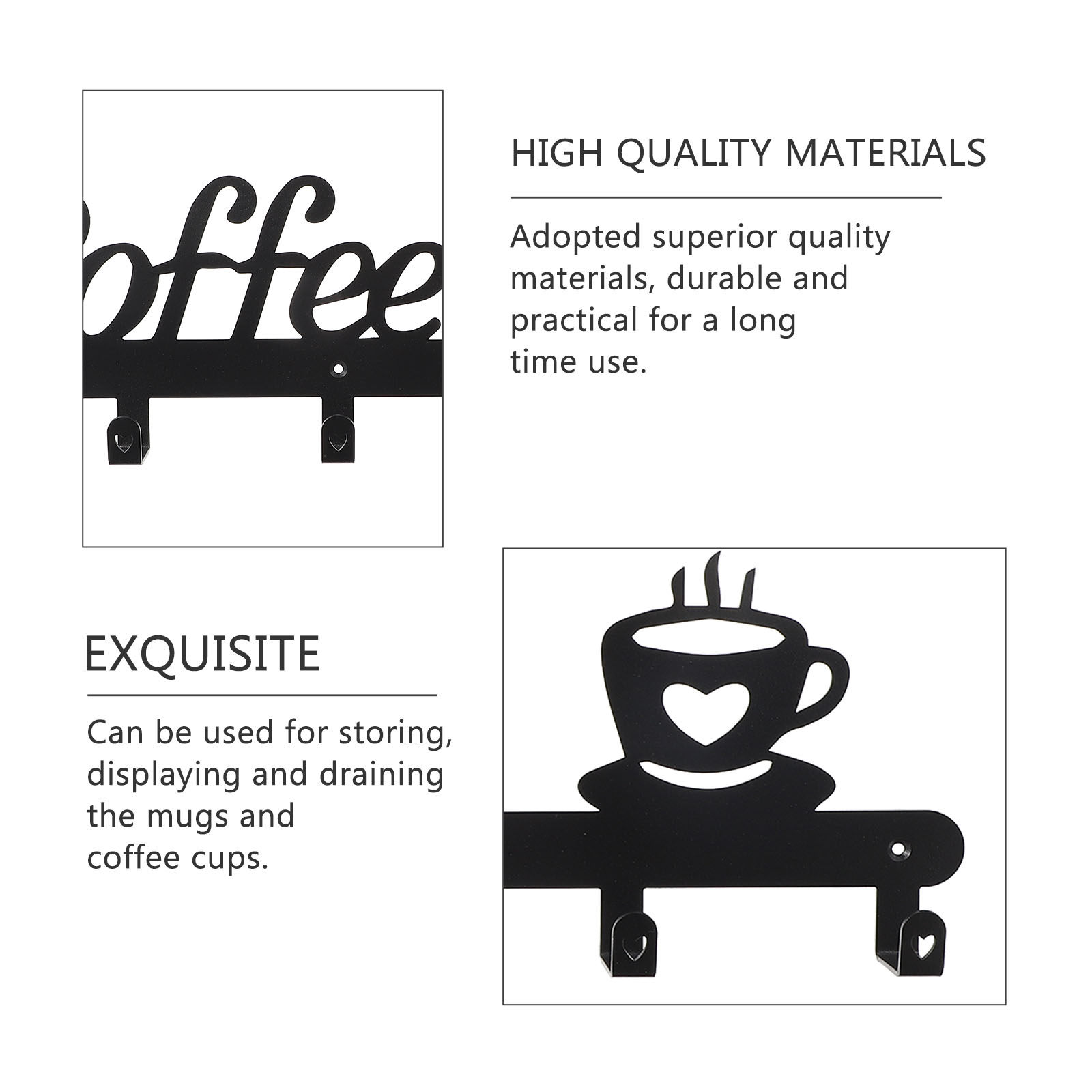 1Pcs Coffee Cup Hanging Rack M - đánh giá và giá Home Bathroom Organizer