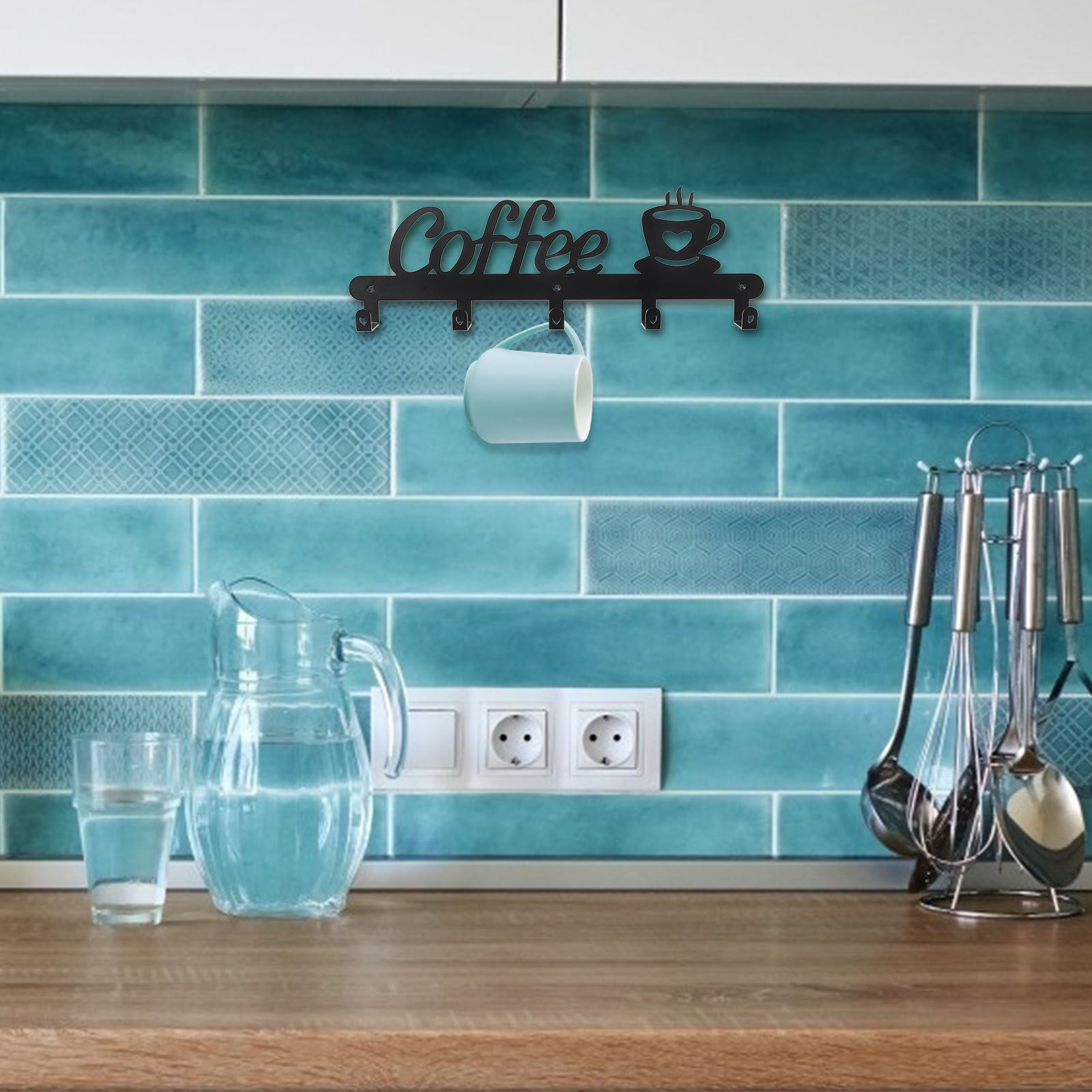 1Pcs Coffee Cup Hanging Rack M - đánh giá và giá Home Bathroom Organizer