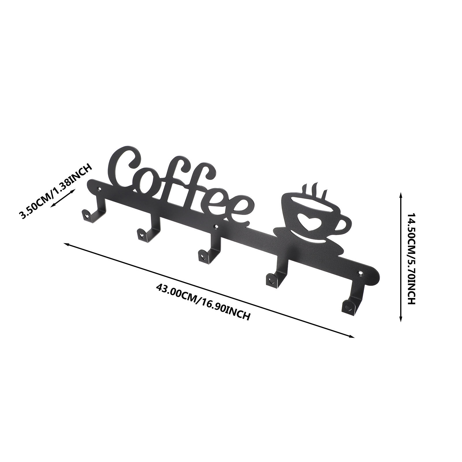 1Pcs Coffee Cup Hanging Rack M - đánh giá và giá Home Bathroom Organizer