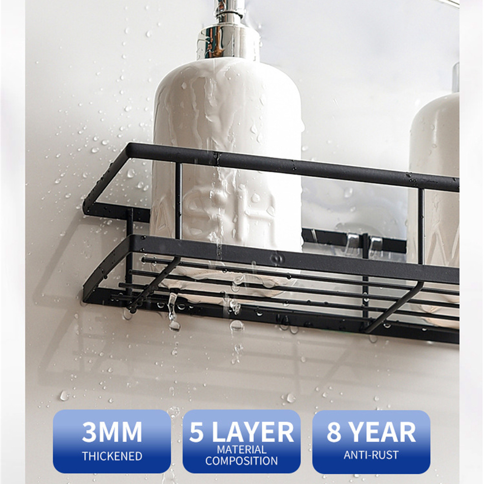 Bathroom Organizer Shower Cadd - đánh giá và giá Home Essentials Bathroom Rack