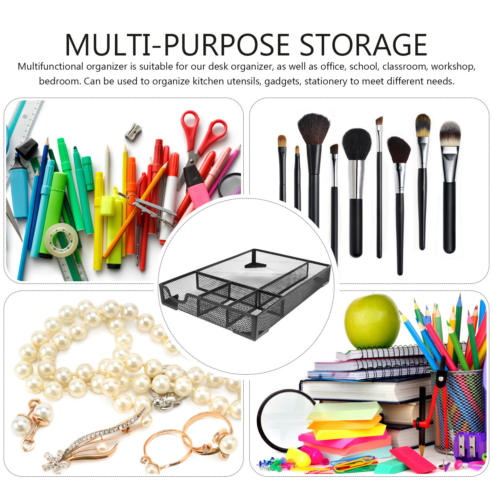 Drawer Style Mesh Desktop Orga - đánh giá và giá Home Bathroom Organizer