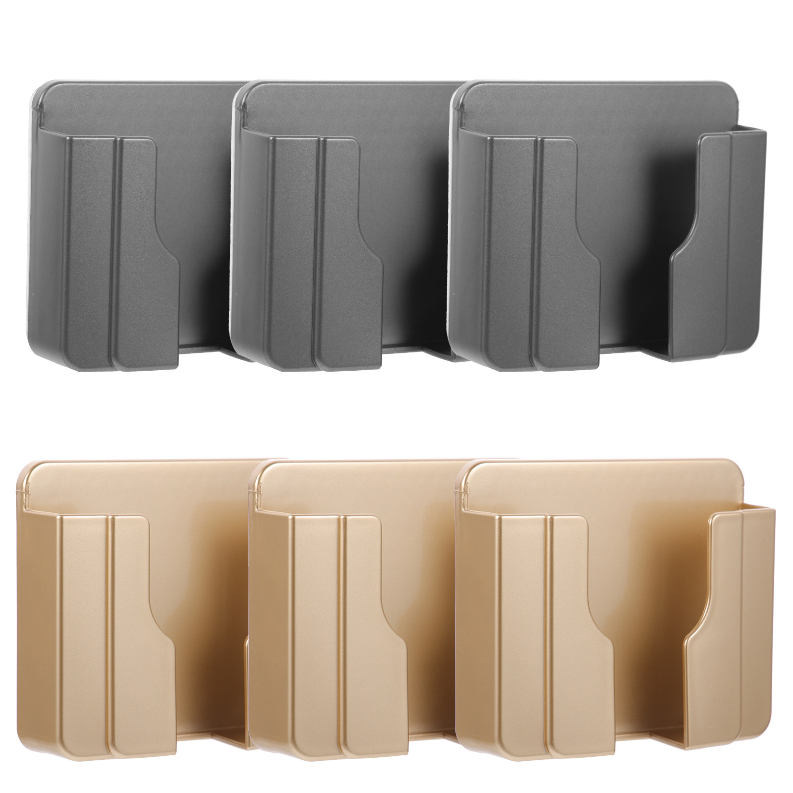 6Pcs Wall Mount Phone Holder A - đánh giá và giá Home Bathroom Organizer