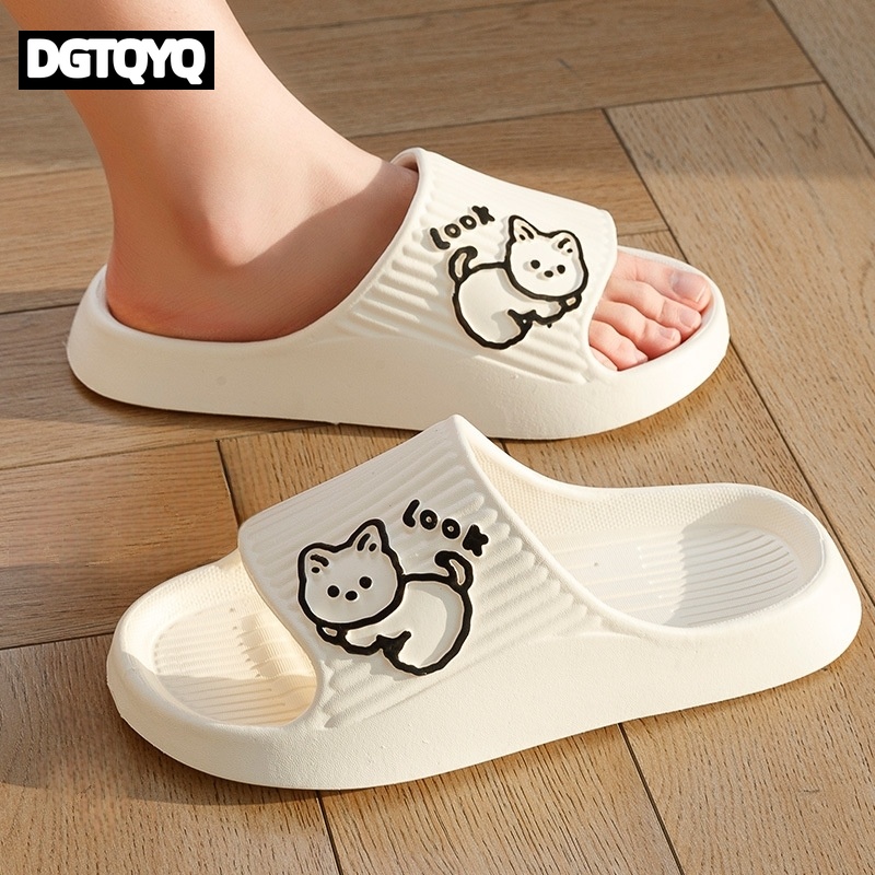 Fashion Cat Women Men Slippers - đánh giá và giá Home Outside Bathroom