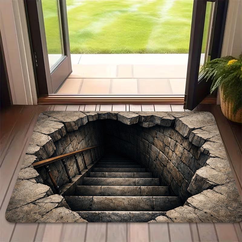 3D Stone Hole Illusion Door Ma - đánh giá và giá Home Bathroom Cleaning Machine