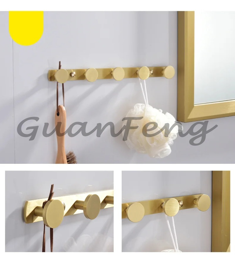 Luxury Brushed Gold 9 Pieces B - đánh giá và giá Home Hardware Bathroom Accessories