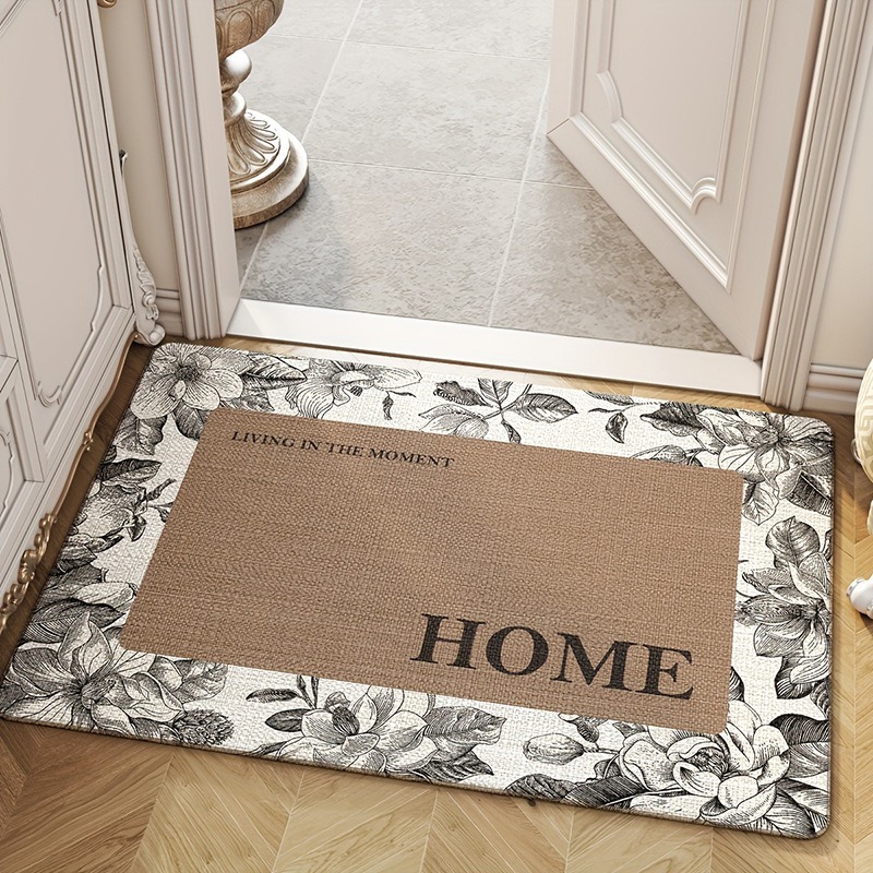 Hello Retro Print Doormat Non- - đánh giá và giá Home Bathroom Cleaning Machine