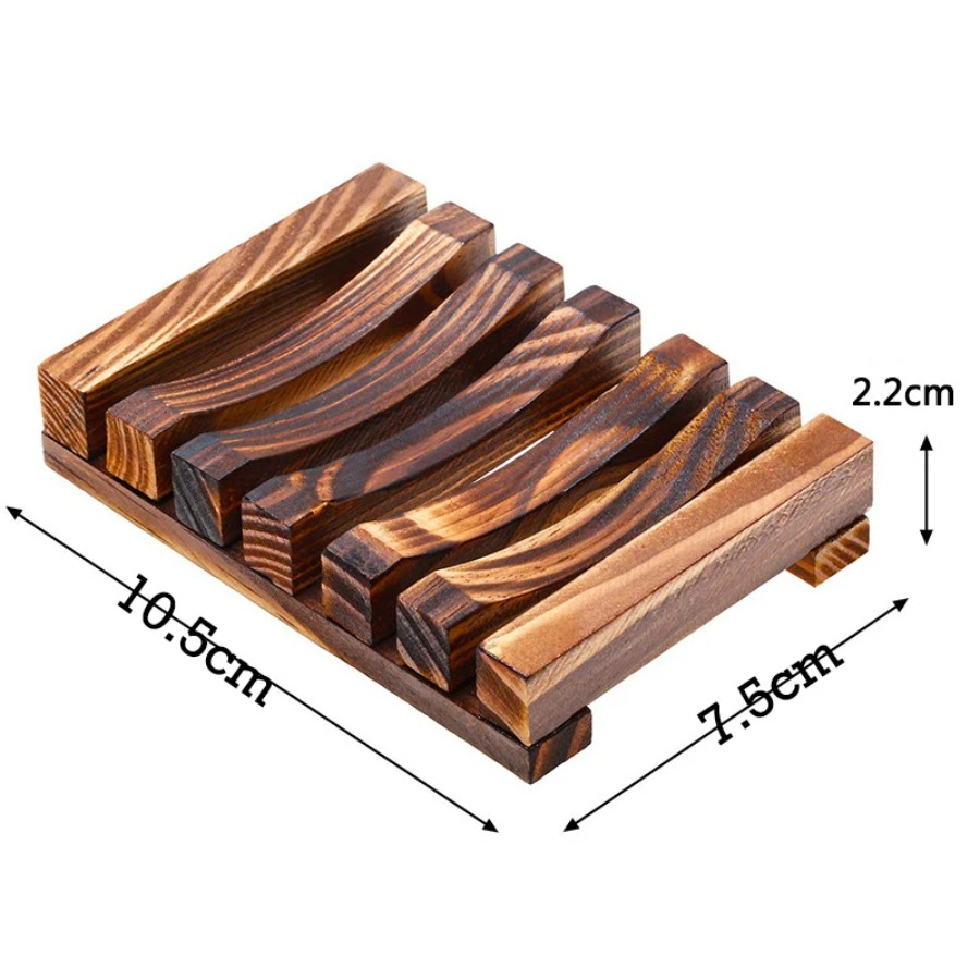 Natural Bamboo Soap Holder, Wo - đánh giá và giá Home Essentials Bathroom Rack