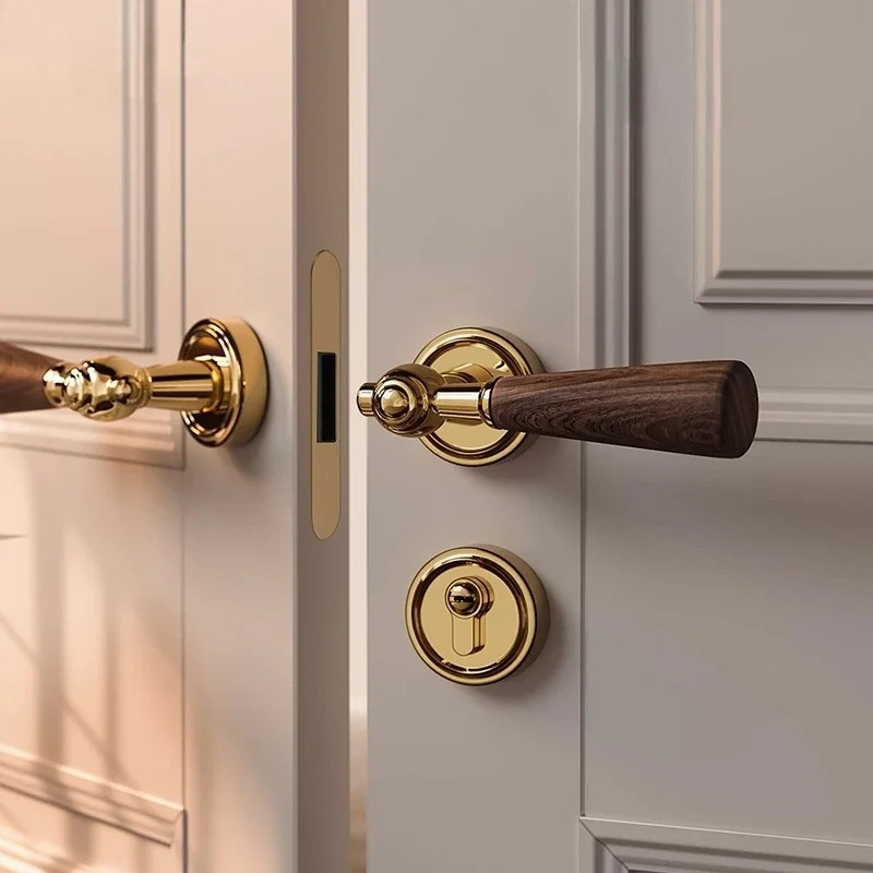 Walnut Wood Handle Zinc Alloy  - đánh giá và giá Home Hardware Bathroom Accessories