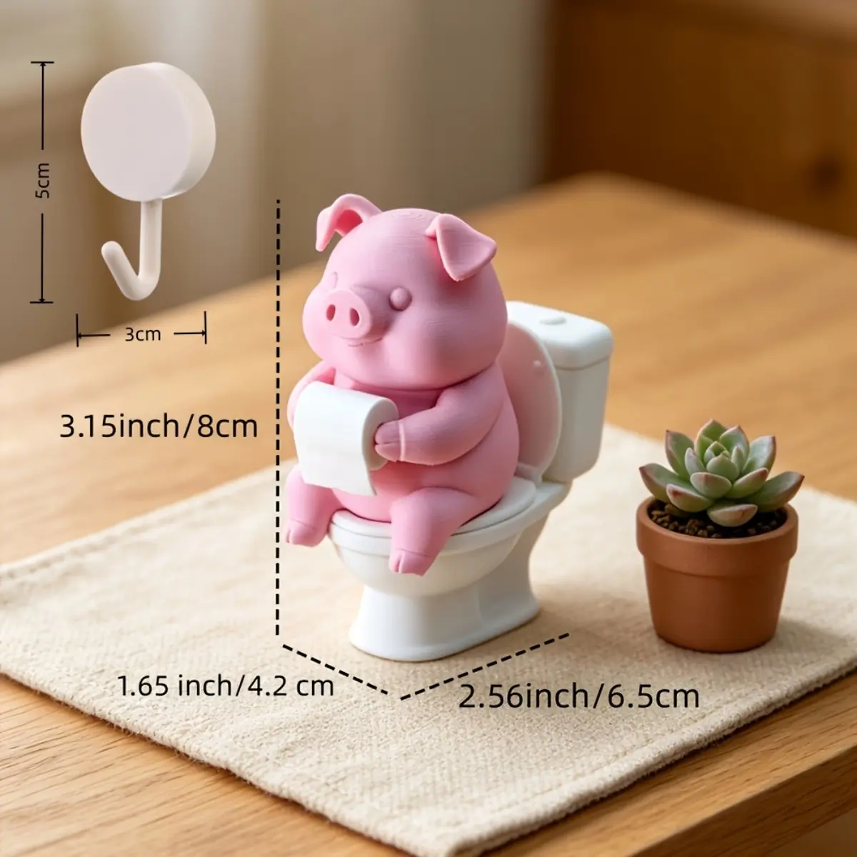 2 Pack Pink Pig Sitting on Toi - đánh giá và giá Home Goods Bathroom Vanity