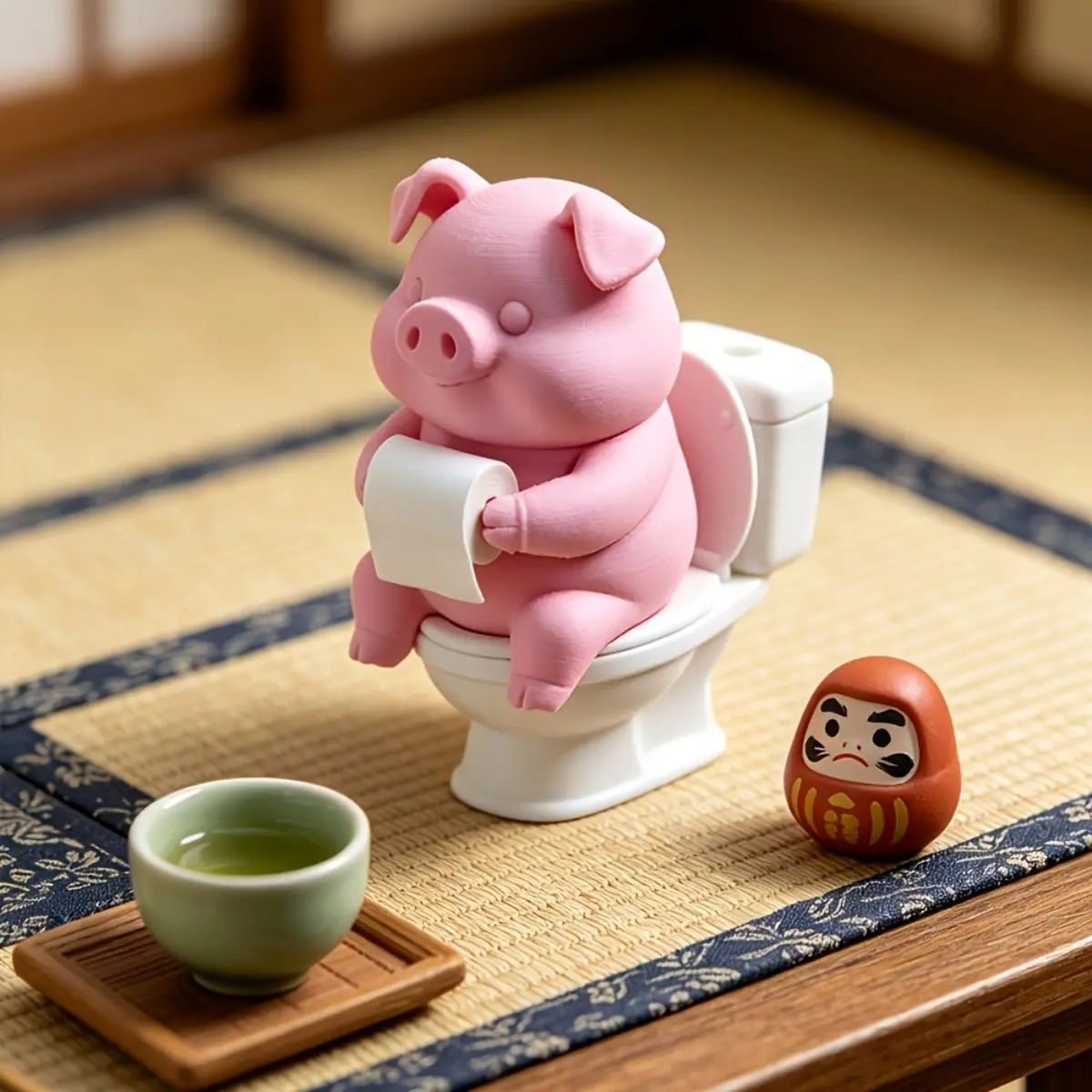 2 Pack Pink Pig Sitting on Toi - đánh giá và giá Home Goods Bathroom Vanity