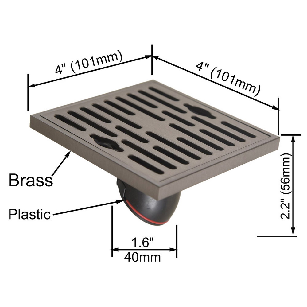 Modern Square Floor Drain Bath - đánh giá và giá Home Hardware Bathroom Accessories