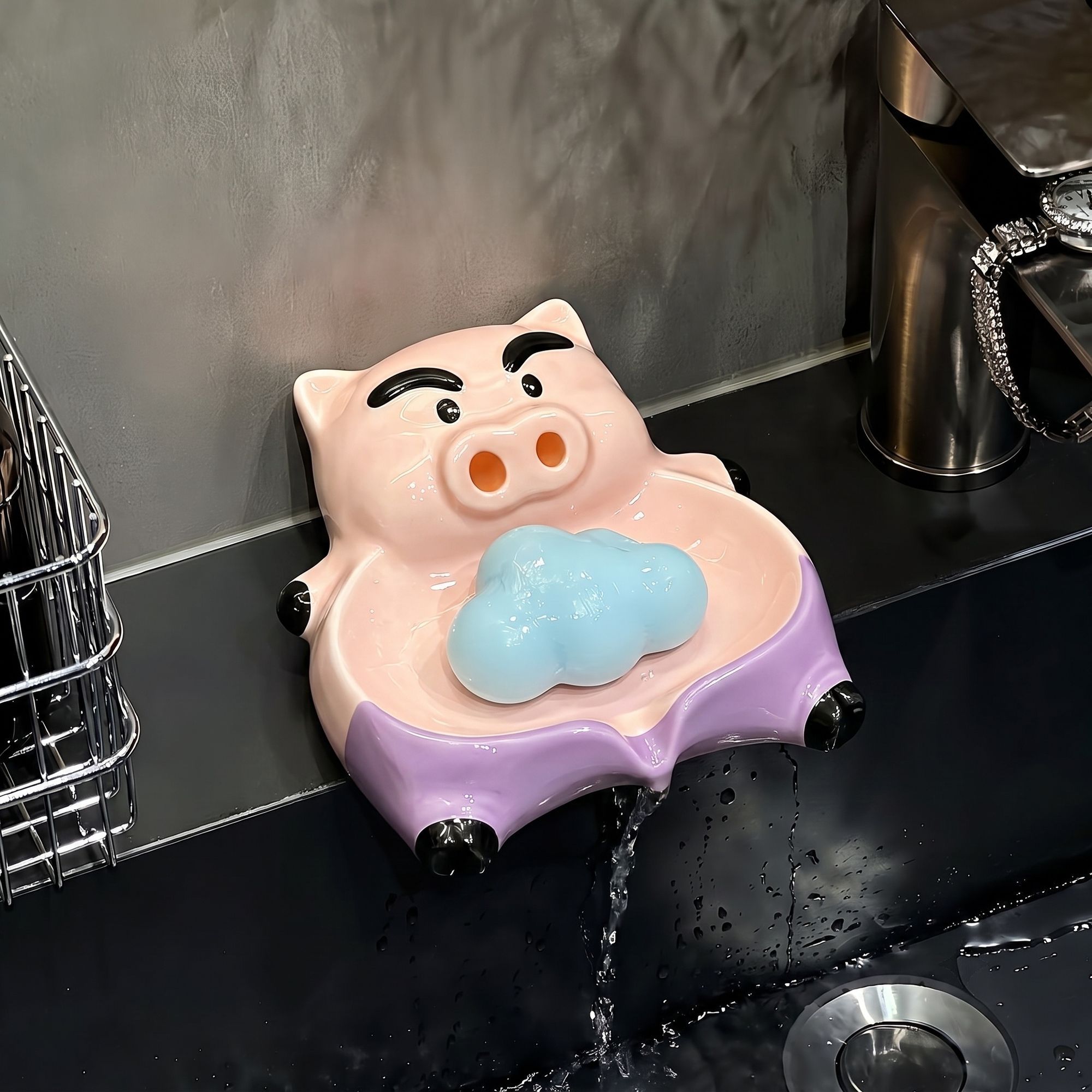 Cute Bo‑chan Soap Dish, Creati - đánh giá và giá Home Goods Bathroom Vanity